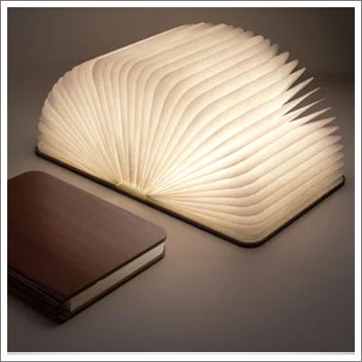 Lampor kan man aldrig få för många av! Böcker är både trevligt och kan lysa upp tillvaron lite. 