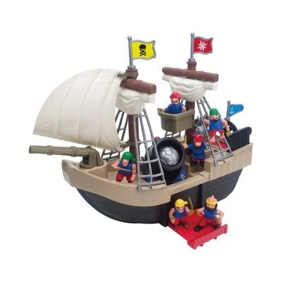 Ett piratskepp är en rolig leksak för en 4-åring. 