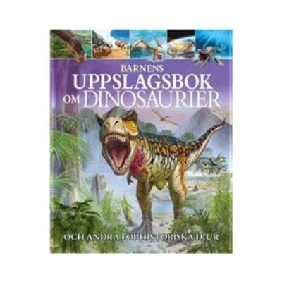 fin uppslagsbok om dinosaurier att ge barnen i present