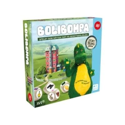 Kul och lärorikt spel från Bolibompa. Med utgångspunkt från bilderna berättar ni roliga, tokiga eller spännande historier om allt möjligt. Ett spel som sätter fart på barnens kreativitet. I det här spelet finns det inget rätt eller fel, vilket är bra!