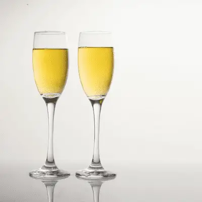 Champagneprovning för en person