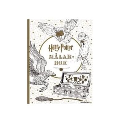 Gillar han Harry Potter kommer han garanterat att bli glad för att få den här målarboken med motiv ur berättelsen.  
