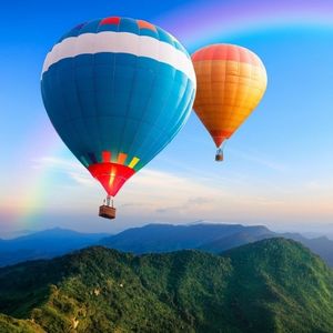 Luftballong de luxe Upplevelse 50 års present man
