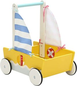 doppresent pojke lära gå vagn segelbåt